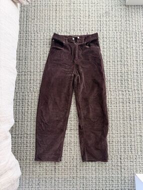 Madewell Corduroy Balloon Pants 28